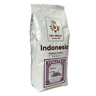 Кава в зернах Mr.Rich Indonesia 500 г