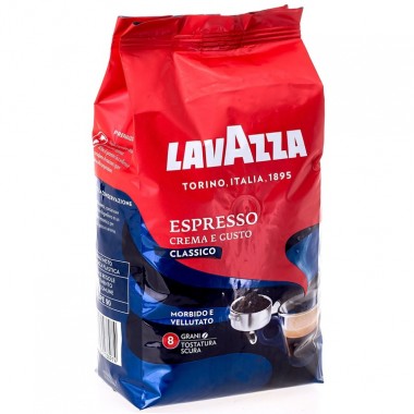 Кава в зернах Lavazza Crema e Gusto classico 1 кг Опт від 3 шт