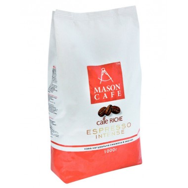 Кава в зернах Mason Cafe Riche Espresso Intense 1 кг Опт від 2 шт