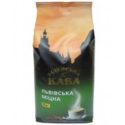 Кава в зернах Віденська кава Львівська Міцна 1 кг Опт від 3 шт