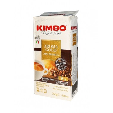 Мелена кава Kimbo Aroma gold 100% Arabica 250 г Опт від 5 шт