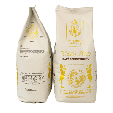 Кава в зернах Mr.Rich Creme Torino 1 кг ОПТ від 6 шт.