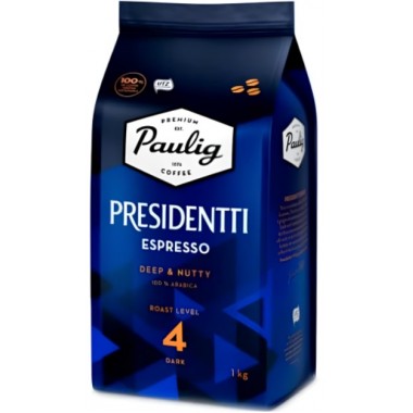 Кава в зернах Paulig Presidentti Espresso 1 кг