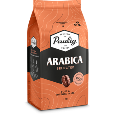 Кава в зернах Paulig Arabica Selected 1 кг Опт від 2 шт