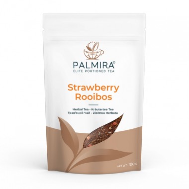 Травяной чай Palmira Ройбуш клубничный 100 г Травяной чай Palmira Ройбуш клубничный 100 г