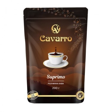 Растворимый кофе Cavarro Suprimo 200 г Опт от 8