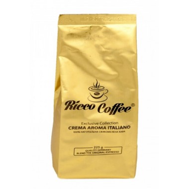 Молотый кофе Ricco Coffee Crema Aroma Italiano 225 г