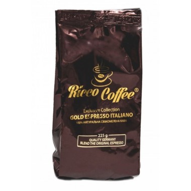 Молотый кофе Ricco Coffee Gold Espresso Italiano 225 г