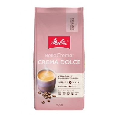 Кофе в зернах Melitta BellaCrema Dolce 1 кг Опт от 8 шт