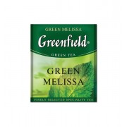 Зеленый чай Greenfield Green Melissa 100 пакетов по 2 г