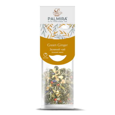 Зеленый чай Palmira Зеленый Имбирь 10 шт по 2.5 г