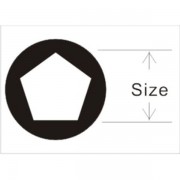 Головка пятигранная 19 мм (Peugeot, Citroen) 1366 JTC