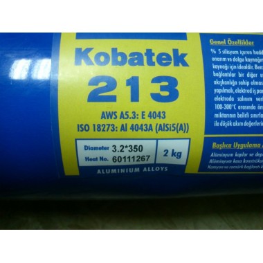 Электроды по алюминию 3.2 мм Kobatek 213 (1шт.)