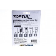 Набор экстракторов Toptul 5 ед. (1/8, 1/4, 5/16, 7/16, 9/16