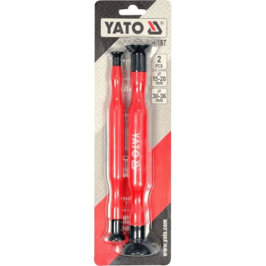 Набор для притирки клапанов Yato 2 шт - 15 мм, 20 мм, 30 мм, 36 мм YT-06187